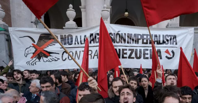 'Criminal Gringo': Far-Left Protest Trump's Toppling of Maduro in Madrid