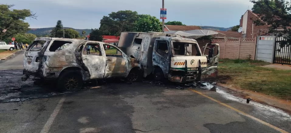Brazen Cash-In-Transit Robbery In Rustenburg: 15 Gunmen Torch Cash Van In Daring Afternoon Heist
