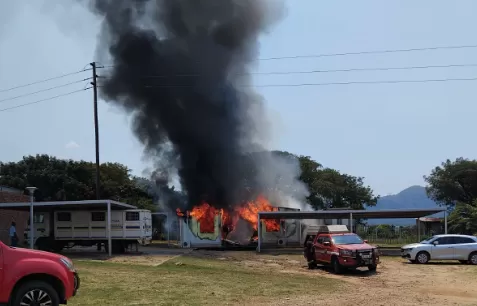 Fire Tears Through Schoemansdal Police Station Offices, Probe Underway