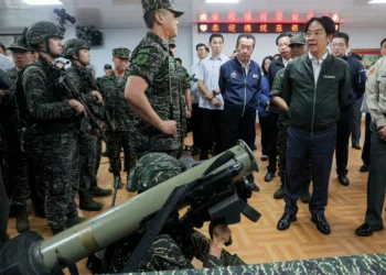 Taiwan leader boosts military morale ahead of annual war games