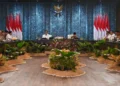 Indonesian president holds first Cabinet meeting in unfinished new capital