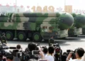 China launches dummy warhead into Pacific Ocean in rare ICBM test