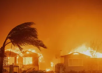 PHOTO — Report: 100 L.A. Fire Trucks Wait for Repair as Deadly Blazes Burn City