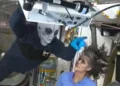 SpaceX Team Greeted by ‘Alien’ After Arriving at International Space Station