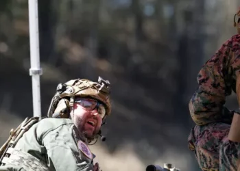 WATCH: Vice President JD Vance Shoots Machine Gun at Quantico