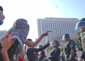 Keffiyehs, ‘Intifada’ Cries, and Firebombs: Palestinian Symbols, Violent Chants Mark Anti-ICE Riots Nationwide