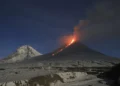 Russia mega earthquake triggers eruption at Klyuchevskoy volcano