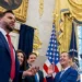 Vance Swears in Sergio Gor as U.S. Ambassador to India