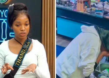 BBMzansi Explodes After Thandeka’s Washing Face In Sink Moment