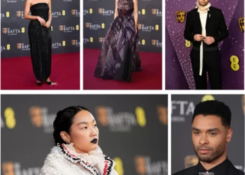 Desert Diamond Hues Take Centre Stage On The Red Carpet At The 79th British Academy Film Awards